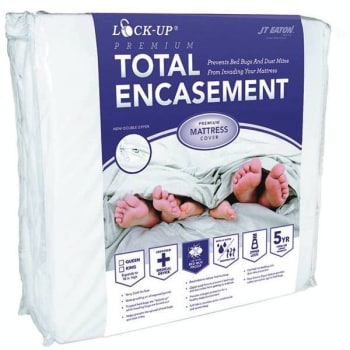 Image for Jt Eaton Lock-Up Polyester King Size Standard Total Mattress Encasement from HD Supply