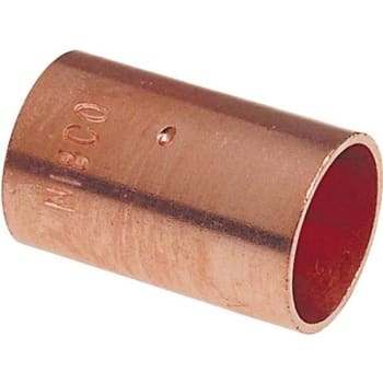 Image for Nibco, 1/4 " Copper Pressure Cup X Cup Couplin Fittin, Dimple Stop from HD Supply