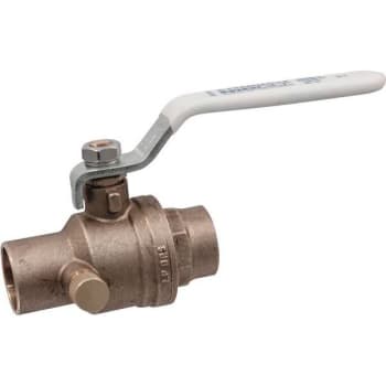 Image for Nibco 1/2 In Brass Lead Free C X C Ball Valve from HD Supply