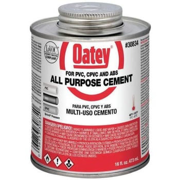 Oatey 16 Oz Abs Red Label All-Purpose Cement