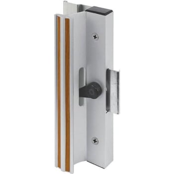 Aluminum Surface-Mount Sliding Glass Door Handle Set (Black)