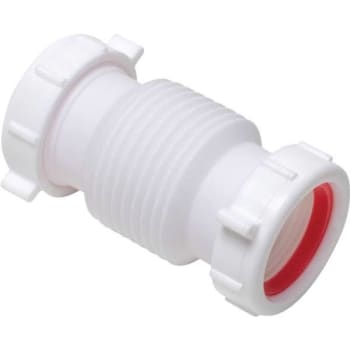 Image for Oatey 1-1/2 In X 1-1/2 In Form-N-Fit White Plastic Double Slip-Joint Coupling from HD Supply