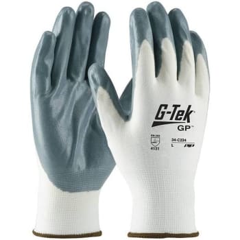 Image for G-Tek Large Seamless Knit Nylon Glove With Foam Grip In Pairs Package Of 12 from HD Supply