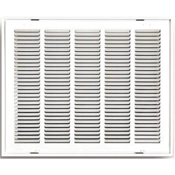 Image for Truaire 24 In X 14 In White Stamped Hinged Return Air Filter Grille from HD Supply