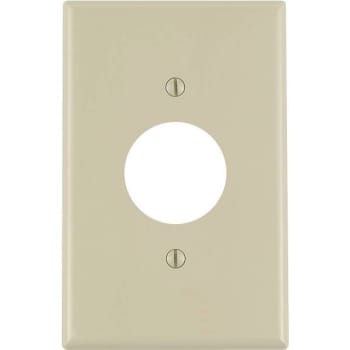 Image for Leviton 1-Gang Midway Single Hole Wall Plate, Ivory from HD Supply