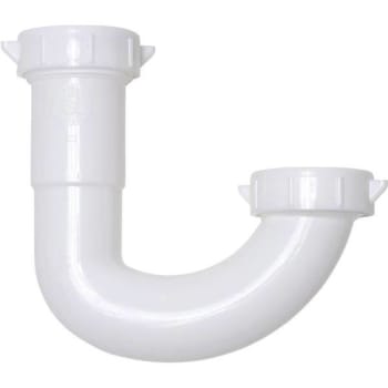 Image for Oatey 1-1/4 In White Plastic Sink Drain J-Bend P-Trap from HD Supply
