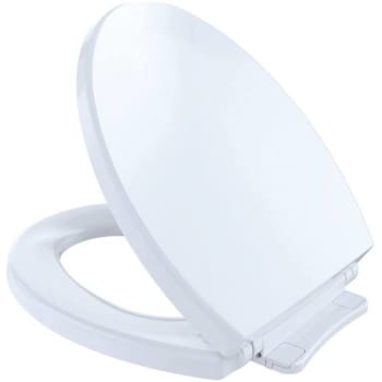 Toto Softclose Round Closed Front Toilet Seat In Cotton White