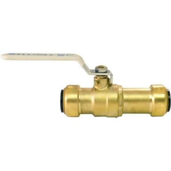 Image for Tectite 3/4 In Brass Push-To-Connect Slip Ball Valve from HD Supply