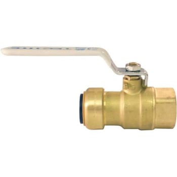 Image for Tectite 3/4 In Brass Push-To-Connect X Female Pipe Thread Ball Valve from HD Supply