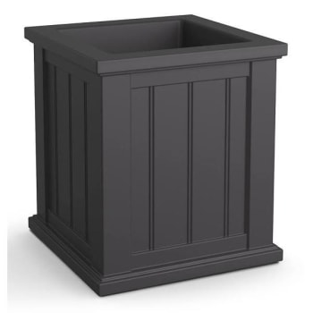 Image for Mayne Cape Cod 16x16 Square Planter - Graphite Grey from HD Supply