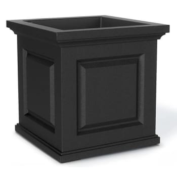 Image for Mayne Nantucket 20x20 Square Planter - Black from HD Supply