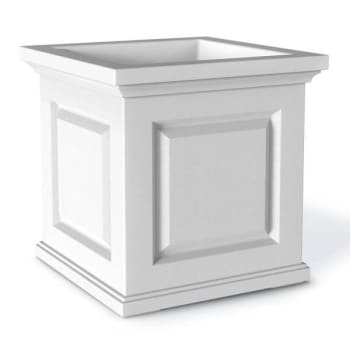 Image for Mayne Nantucket 20x20 Square Planter - White from HD Supply