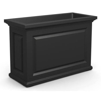 Image for Mayne Nantucket Trough Planter - Black from HD Supply