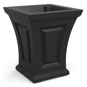 Image for Mayne Cambridge 18" Tall Planter - Black from HD Supply
