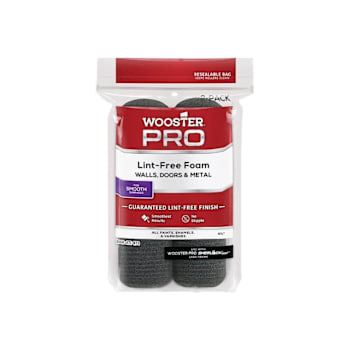 Image for Wooster 4-1/2 In High-Density Pro Foam Cage Frame Mini Roller Cover Package Of 2 from HD Supply