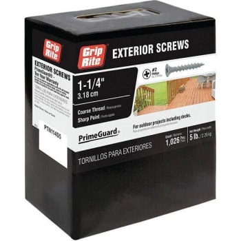 Image for Grip-Rite #6 X 1-1/4 In Phillips Bugle Coarse Thread Ext Screws Package Of 1026 from HD Supply