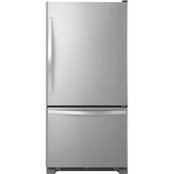 Image for Whirlpool® 22 Cu. Ft. Bottom Freezer Stainless Steel Refrigerator from HD Supply
