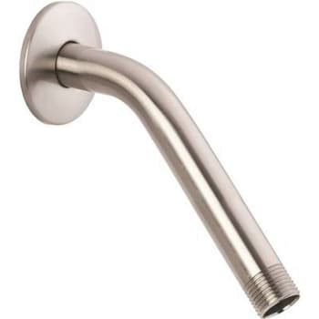 Image for Premier 8 In Shower Arm With Flange In Brushed Nickel from HD Supply