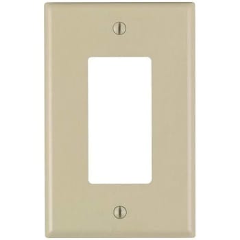 Image for Leviton Ivory 1-Gang Decorator/rocker Wall Plate Package Of 10 from HD Supply