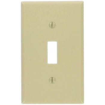 Image for Leviton 1-Gang Ivory Toggle Wall Plate Package Of 10 from HD Supply