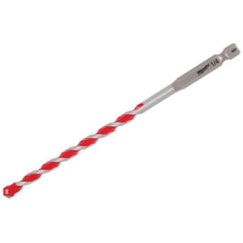 Image for Milwaukee 1/4 In X 4 In X 6 In Shockwave Carbide Hammer Drill Bit from HD Supply