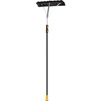 Image for True Temper 86 In Aluminum Handle 17 Ft Telescoping Roof Rake from HD Supply