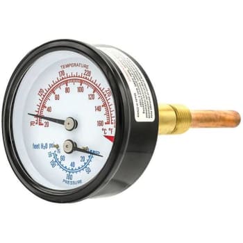 Image for 2.5 In 1/4 Npt Tridicator Pressure Gauge from HD Supply