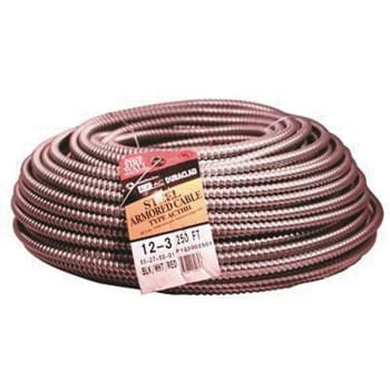 Image for Southwire 250 Ft 12/3 Solid Cu Bx/ac Armored Steel Cable from HD Supply