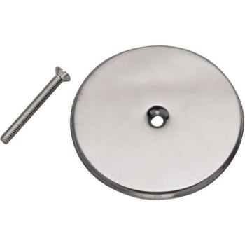 Image for Oatey 6 In Stainless Steel Flat Cleanout Cover Plate from HD Supply