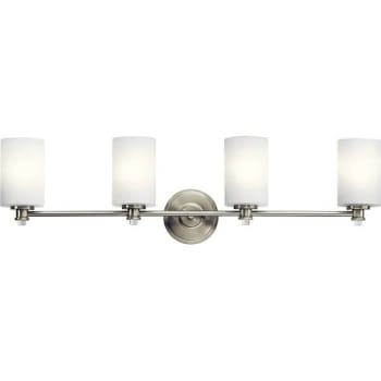 Image for Kichler 4-Light Vanity Light Brushed Nickel from HD Supply