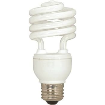 Satco 75-Watt Equivalent T2 Medium Base Cfl Light Bulb, Cool White Package Of 3