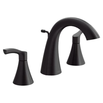 Image for Cleveland Faucet Group Ash Matte Black 2-Handle High Arc Bathroom Faucet from HD Supply