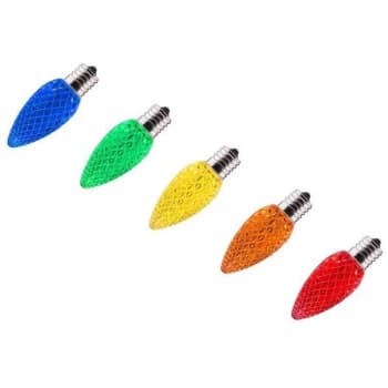 Viribright C9 Led Replacement Christmas Light Bulb Multi Color Package Of 50