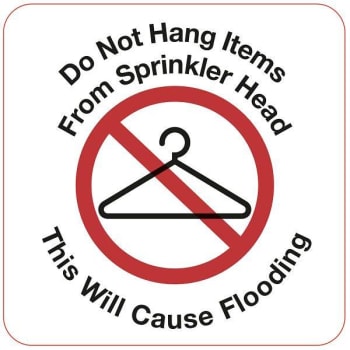 Image for Sprinkler Wall Sign Package Of 25 from HD Supply