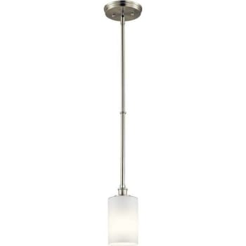 Image for Kichler 1-Light Mini Pendant 4 In Brushed Nickel from HD Supply