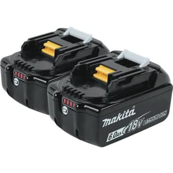 Image for Makita 18v Lxt Lithium-Ion 6.0 Ah Battery Package Of 2 from HD Supply