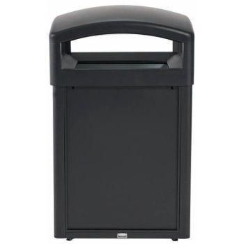 Image for Rubbermaid Commercial 41 Gal. Outdoor Trash Can Metal Frame (Black) from HD Supply