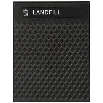 Image for Rubbermaid Commercial Decorative Plastic Landfill Insert Panels (Black) from HD Supply