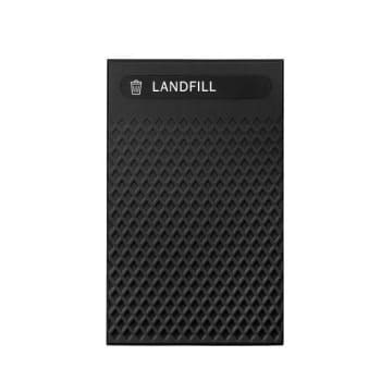 Image for Rubbermaid Commercial Large Decorative Plastic Landfill Insert Panels (Black) from HD Supply