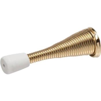 Image for Everbilt 4" Brass Spring Door Stop from HD Supply