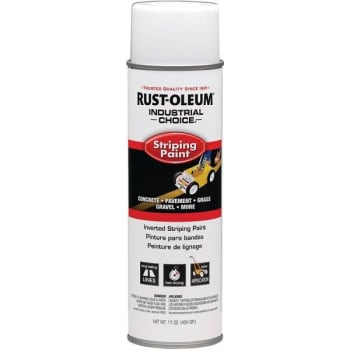 Image for Rust-Oleum 18 Oz Flt White Inverted Striping Spray Paint from HD Supply