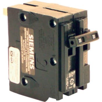 Image for Siemens 20 Amp Double-Pole Type Qd Replacement Circuit Breaker from HD Supply