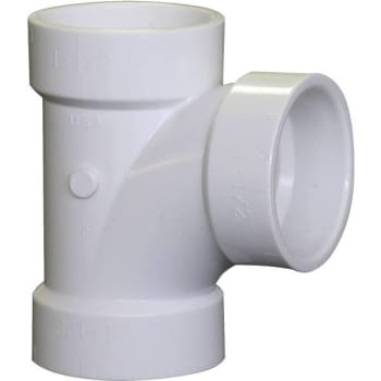 Image for Nibco 1-1/2" Pvc Dwv All-Hub Sanitary Tee Fitting from HD Supply