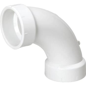 Image for Nibco 1-1/2" Pvc Dwv 90-Degree Hub X Hub Long Turn Elbow Fitting from HD Supply