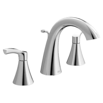 Image for Cleveland Faucet Group Ash Chrome Two-Handle High Arc Bathroom Faucet from HD Supply