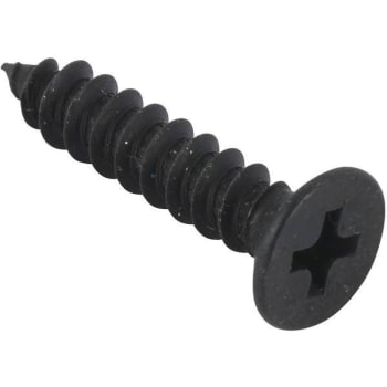 Image for #6 X 5/8 In. Phillips Flat Head Sheet Metal Screws (Black Oxide) (100-Pack) from HD Supply