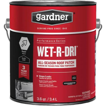 Image for Gardner 115.2 Oz Wet-R-Dri All-Season Roof Patch from HD Supply