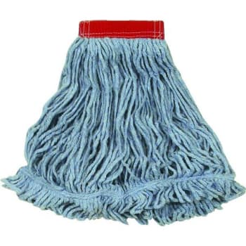 Image for Rubbermaid Commercial Super Stitch Blend Lg Mop Head Wet Mop 5" Headband In Blue from HD Supply