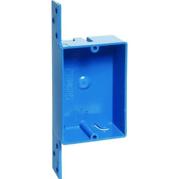 Image for Carlon Pvc Blue 1-Gang 8 Cu." New Work Electrical Switch And Outlet Box from HD Supply