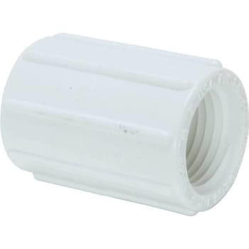 Image for Mueller Industries 1/2" X 1/2" Sch 40 Pvc Pressure Fpt X Fpt Coupling from HD Supply